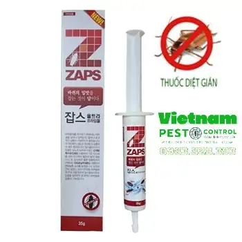 Thuốc diệt gián ZAPS: Thuốc diệt gián sinh học – Ống 35gram